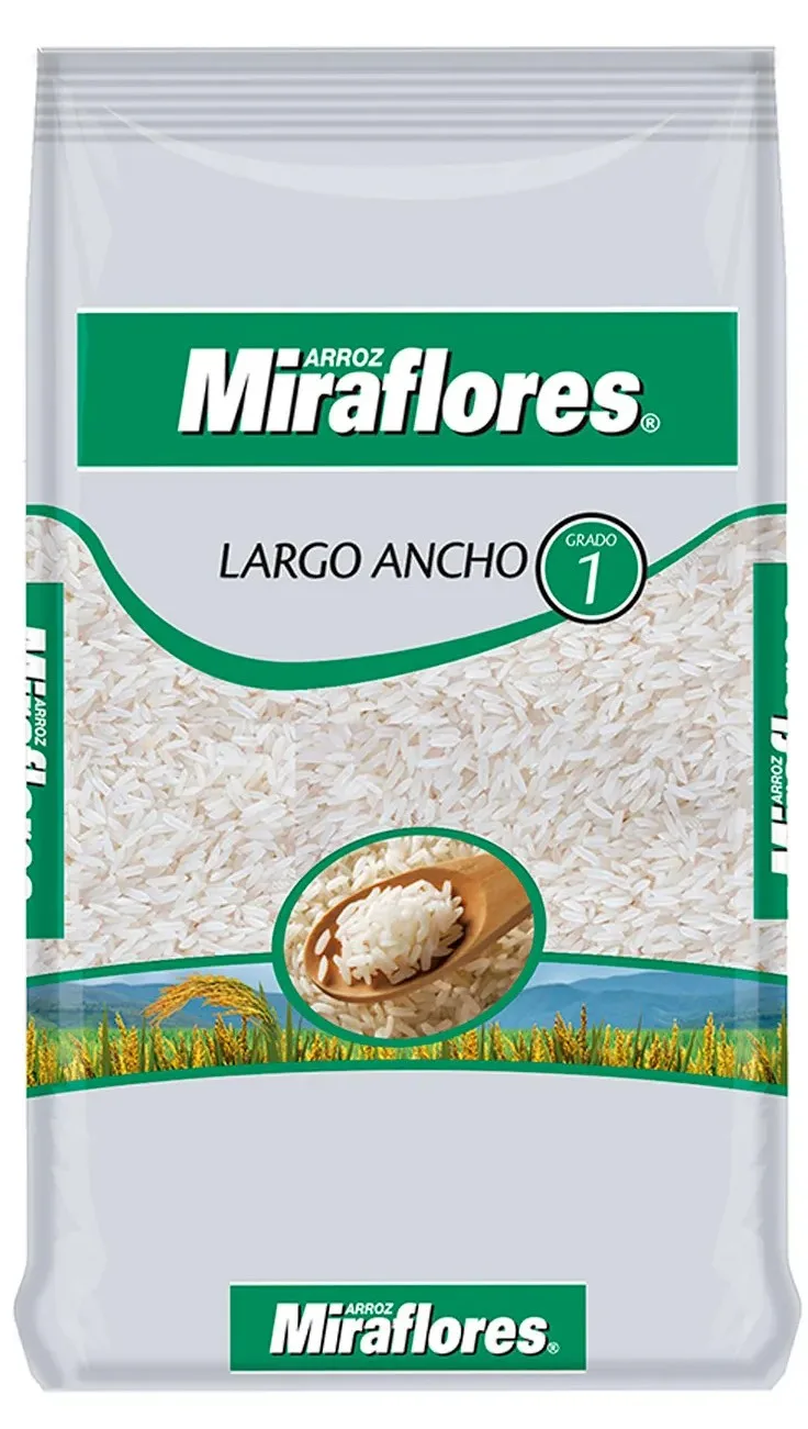 Arroz Grado 1 Grano Largo y Ancho 1Kg Miraflores