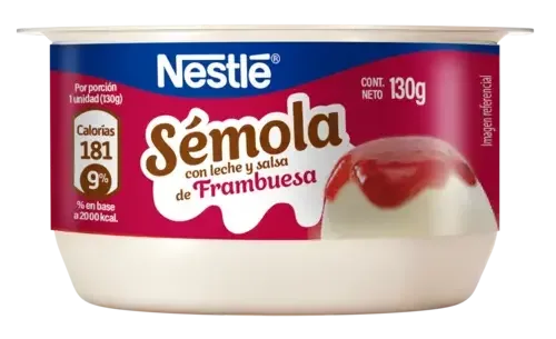 Sémola con Leche de Frambuesa 130g Nestlé